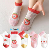 Kit 5 Pares de Meias Passinhos Fofos