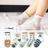 Kit 5 Pares de Meias Passinhos Fofos