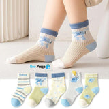 Kit 5 Pares de Meias Passinhos Fofos